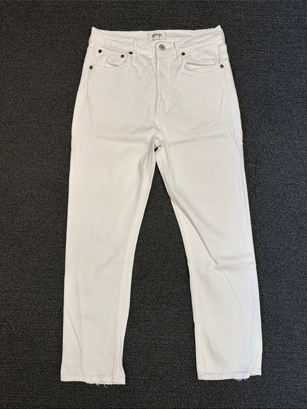 AGOLDE Riley Jeans in White